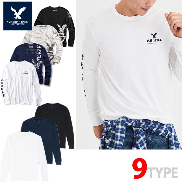 アメリカンイーグル メンズ ロングtシャツ 白 黒 ネイビー 大きめ ロンt 長袖tシャツ Ae261 Ae261 Deal 5445 Yahoo 店 通販 Yahoo ショッピング