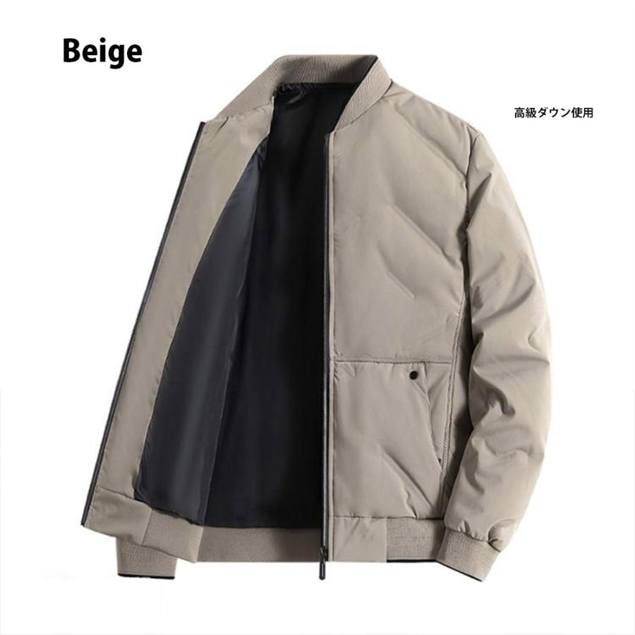 5445 メンズ ダウンジャケット ジャンパー MA-1タイプ ホワイトダウン50％  five108 爆買 |  | 06