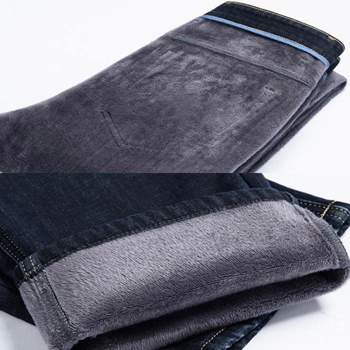 暖か裏起毛 パンツ  ジーンズタイプ デニム メンズ レディース 28-38インチ対応 爆買 |  | 02