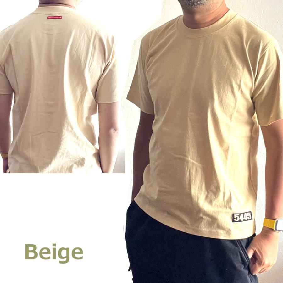 5445オリジナル　メンズ　半袖 Tシャツ　大きめ 左袖ワンポイント　five18 爆買 |  | 03