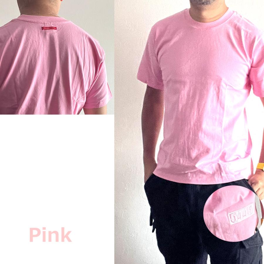 5445オリジナル　メンズ　半袖 Tシャツ　大きめ 左袖ワンポイント　five18 爆買 |  | 04