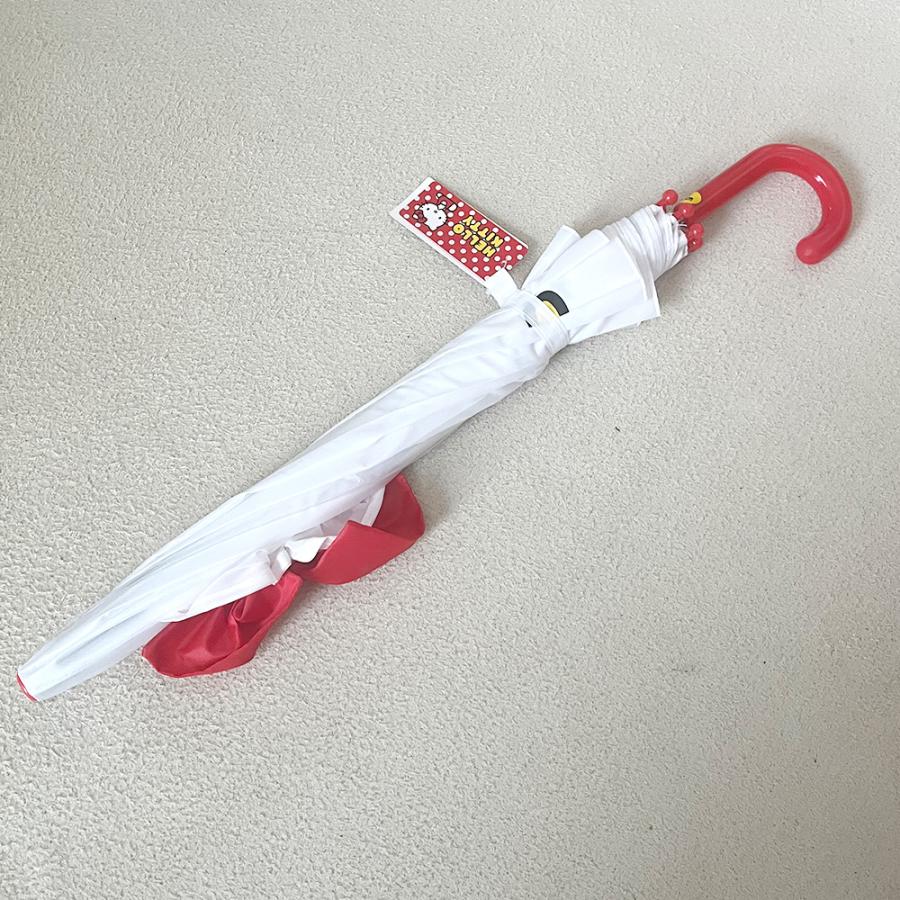 耳付き傘 ハローキティ サンリオ/SANRIO 子供用傘 47cm 窓付き傘