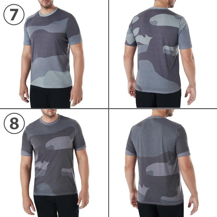 OAKLEY（オークリー） スポーツ Tシャツ 速乾 吸汗 カモフラ 迷彩 白