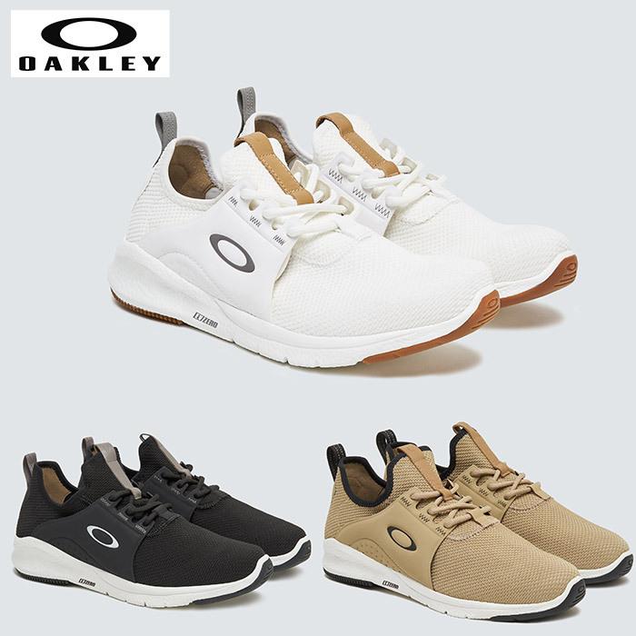 オークリー スニーカー 靴 シューズ OAKLEY Dry oa524 春の新作続々 ブラック ホワイト FOF100136 商舗 アーモンド