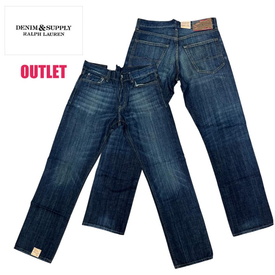 訳あり OUTLET DENIM＆SUPPLY ラルフローレン ジーンズ デニム ブルー 