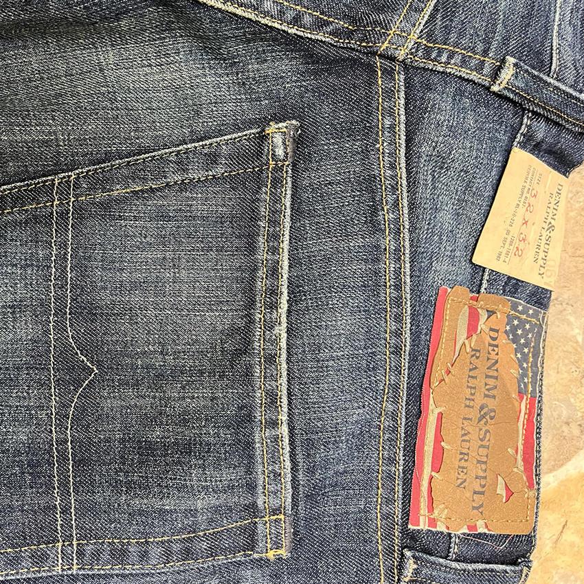 訳あり OUTLET DENIM＆SUPPLY ラルフローレン ジーンズ デニム ブルー 