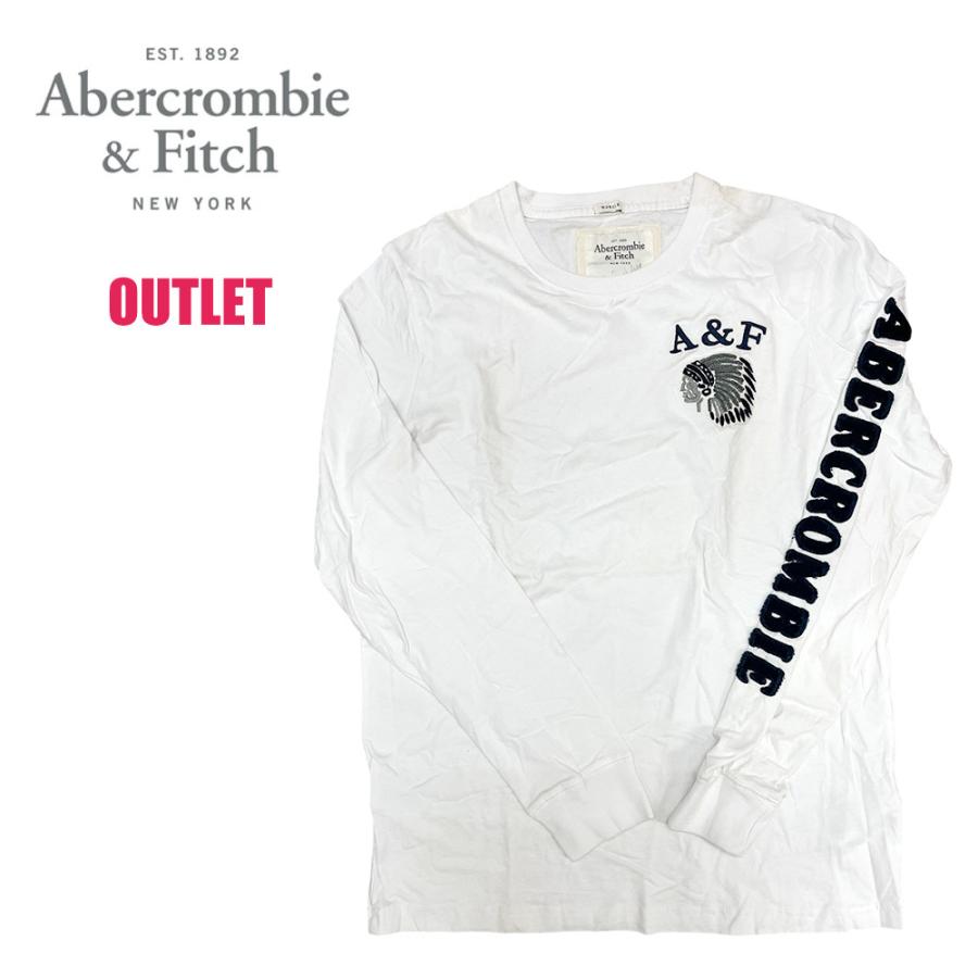 訳あり OUTLET アバクロ Abercrombie＆Fitch ロンT 長袖Tシャツ out120 