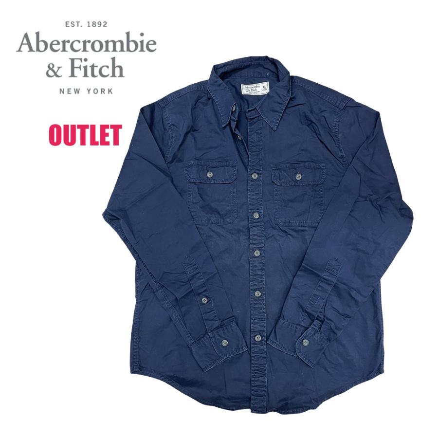 訳あり OUTLET アバクロ Abercrombie＆Fitch 長袖シャツ out123 爆買 
