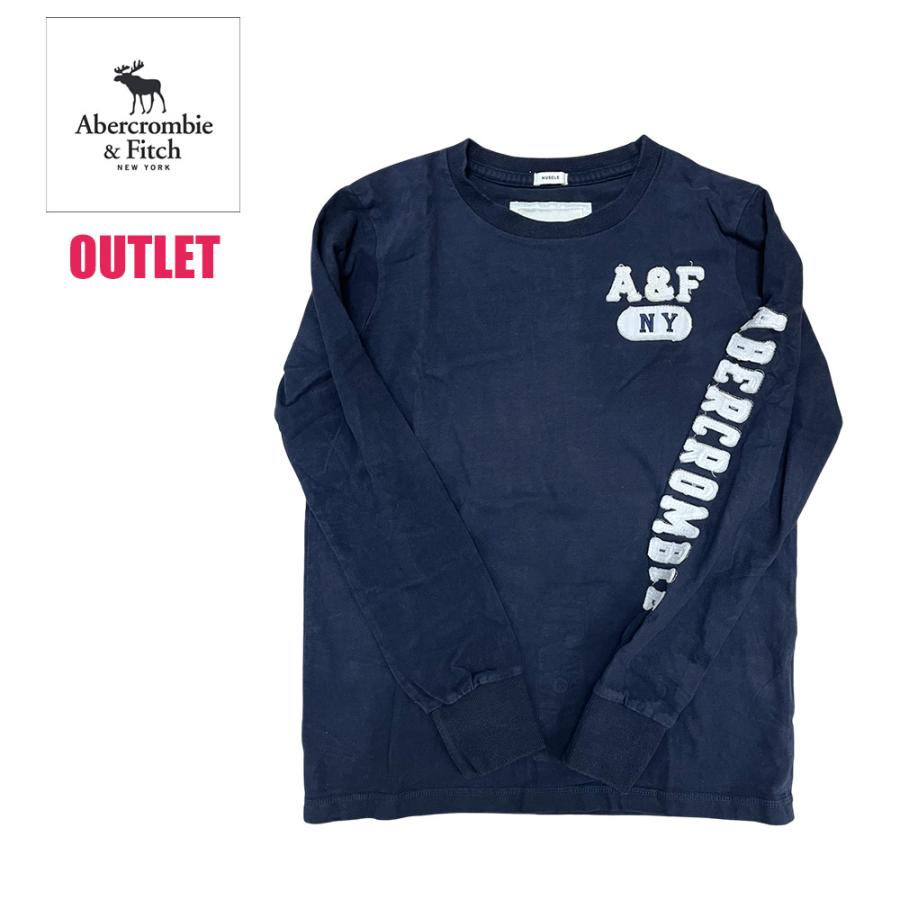 訳あり OUTLET アバクロ Abercrombie＆Fitch ロンT 長袖Tシャツ out122 