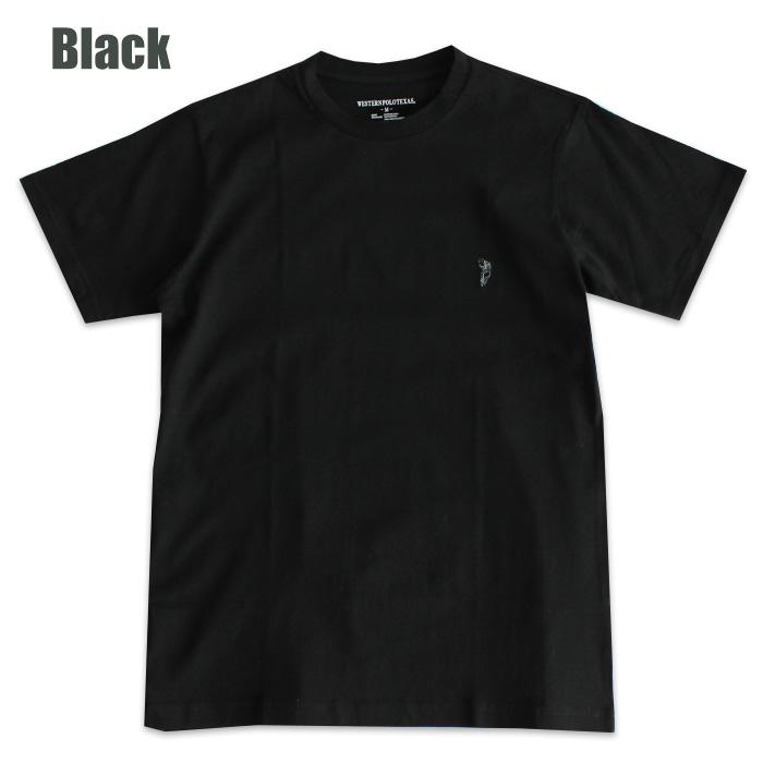 WESTERNPOLOTEXAS Tシャツ メンズ 半袖 コットン100％ 綿100 厚手 ワン