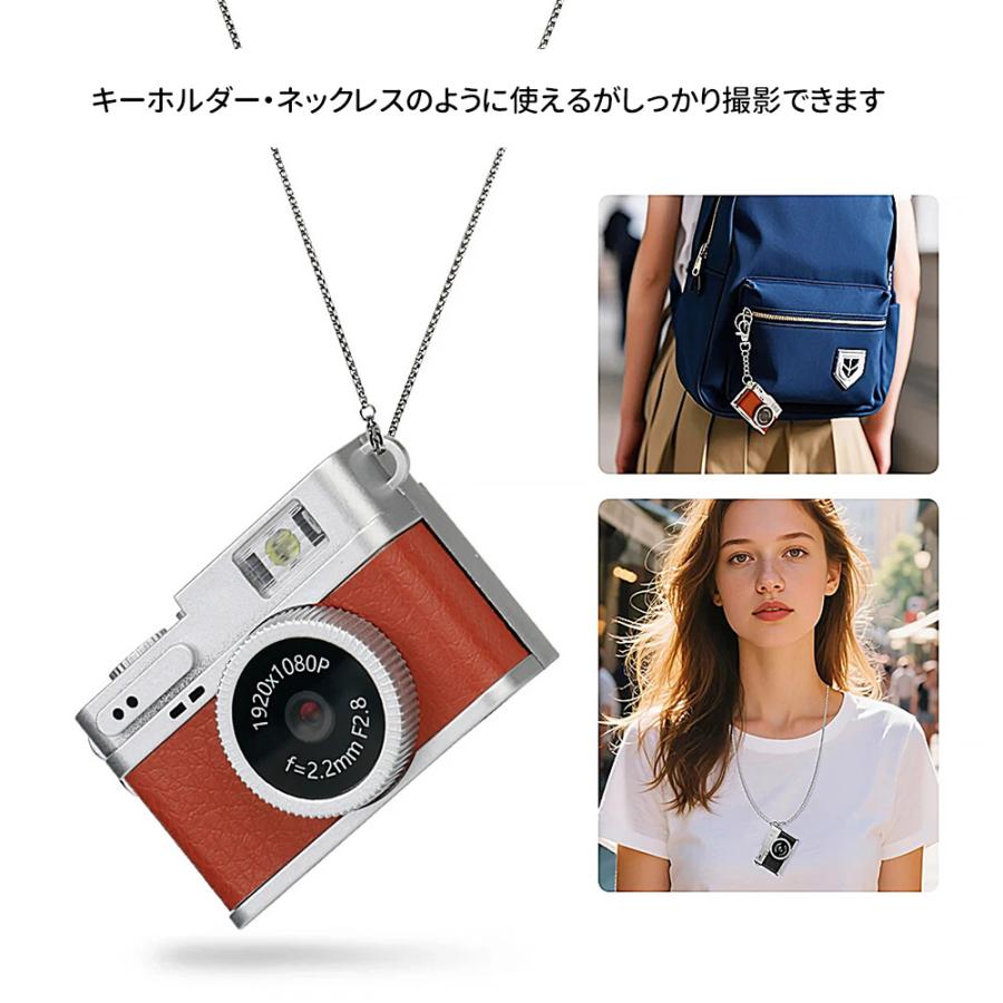 レトロ ミニデジタルカメラ ポケット 写真/ビデオレコーダー 4cm