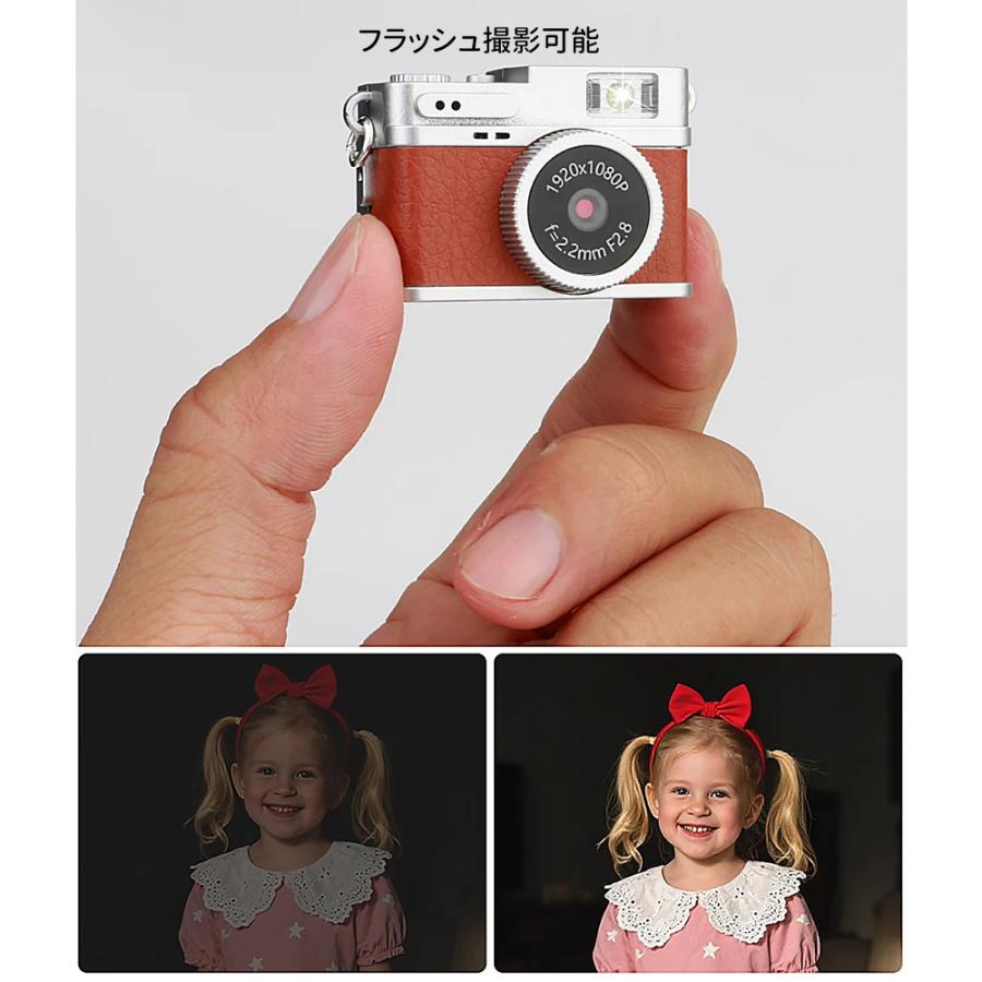 レトロ ミニデジタルカメラ ポケット 写真/ビデオレコーダー 4cm
