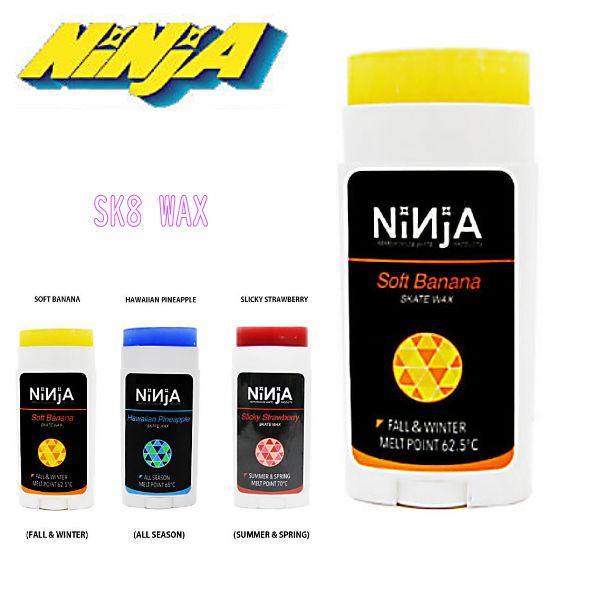 ninja-sk8wax NINJA ニンジャ メーカー公式ショップ SK8 WAX ストロベリー パーツ スケボー バナナ パイン スケートボード 人気No.1