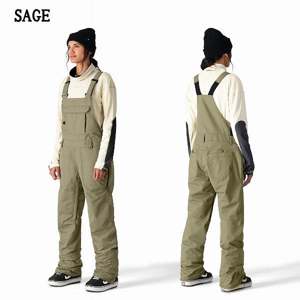 シックスエイトシックス 686 レディース スノーパンツ ビブパンツ