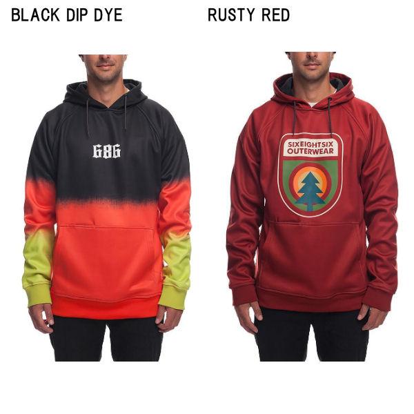 シックスエイトシックス 686 MENS KNOCKOUT BONDED FLEECE PULLOVER