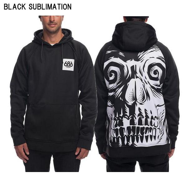 シックスエイトシックス 686 MENS KNOCKOUT BONDED FLEECE PULLOVER