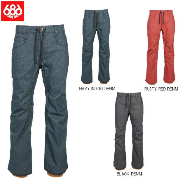 シックスエイトシックス 686 MENS STRETCH REBEL SHELL PANT シェルパンツ デニム ボトムズ スノーウェア ...