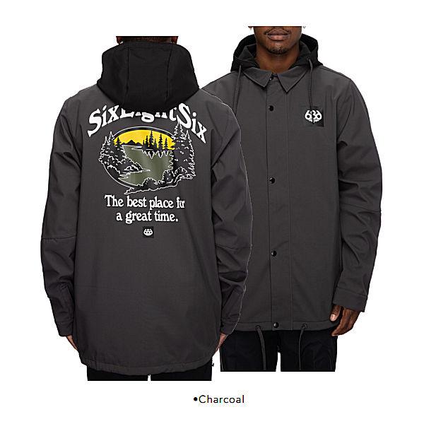 686SIX EIGHT SIX OUTERWEAR Waterproof Coaches Jacket メンズ スノー