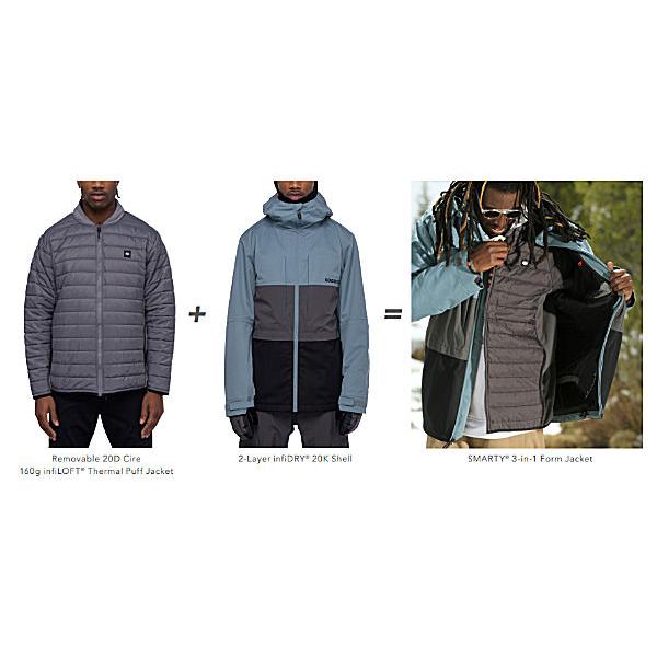 シックスエイトシックス 686 SMARTY 3-in-1 Form Jacket メンズ ス