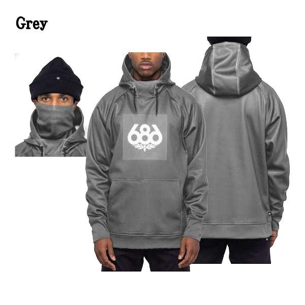 686 ボンデッド フリース プルオーバー フーディー スノーボード M 黒 楽天市場】686 パーカー KNOCKOUT BONDED FLEECE PULLOVER HOODY