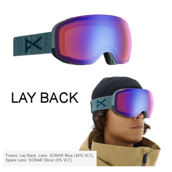 アノン ANON ASIAN FIT M2 GOGGLE + SPARE LENS メンズ スノー アノン ANON ASIAN FIT M2 GOGGLE + SPARE LENS メンズ スノー