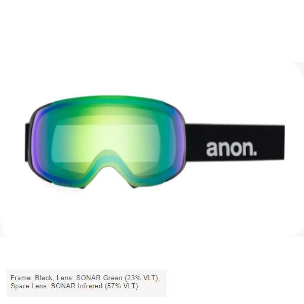 アノン ANON ASIAN FIT M2 GOGGLE + SPARE LENS メンズ スノー アノン ANON ASIAN FIT M2 GOGGLE + SPARE LENS メンズ スノー