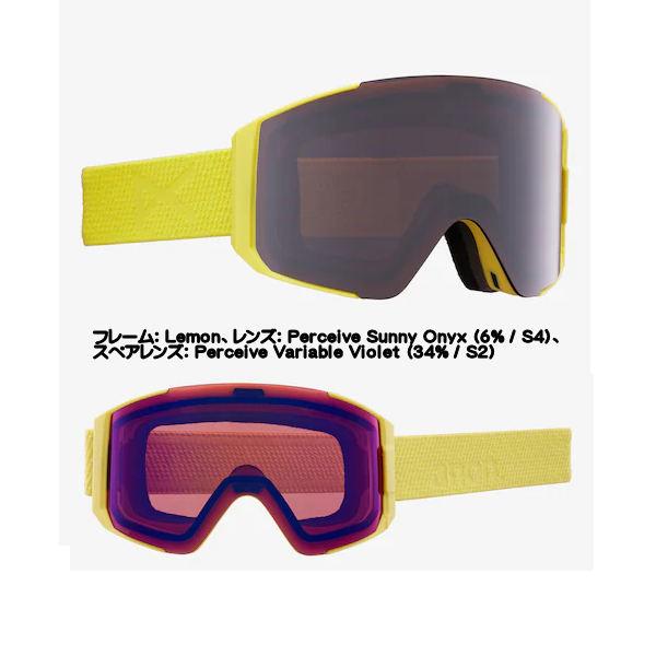 ANON アノン 2021-2022 ASIAN FIT SYNC GOGGLE + SPARE LENS メンズ