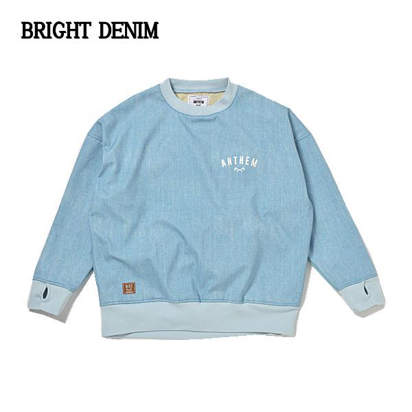ANTHEM HUGE CREW BRIGHT DENIM（パンツ付き） アンセム ANTHEM HUGE CREW ユニセックス ヒュージクルー トレーナー