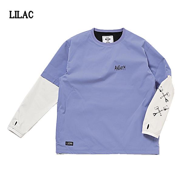 ANTHEM アンセム スウェット トレーナー スノーボード グレー ブルー L アンセム ANTHEM メンズ レディース ユニセックス トレーナー 耐水