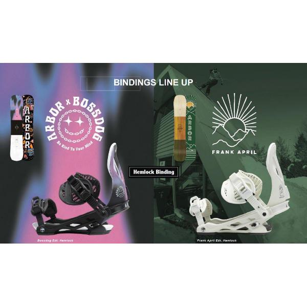 アーバー ARBOR HEMLOCK メンズ バインディング SNOWBOARD
