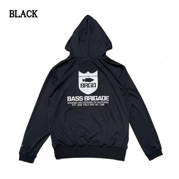 バスブリゲード BASS BRIGADE BRGD DRY PULLOVER HOODIE メンズ ドライ プルオーバー フーディー アウトドア フィッシング M/L/XL/XXL｜54tide｜03