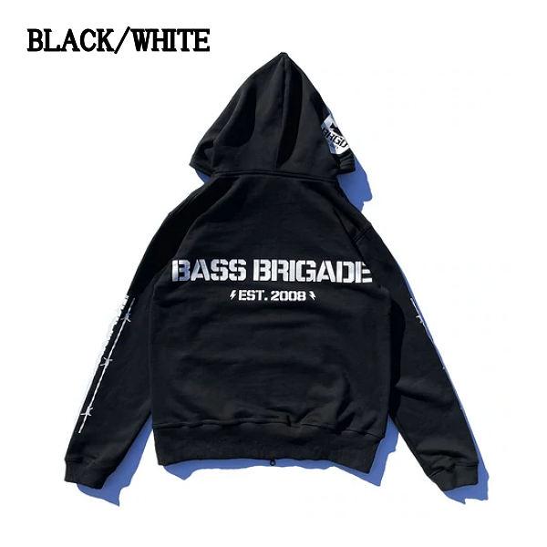 バスブリゲード BASS BRIGADE BRGD WIRED FULL ZIP HOODIE バスブリゲード BASS BRIGADE BRGD WIRED FULL ZIP HOODIE
