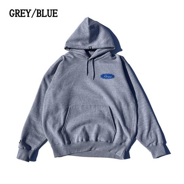 バスブリゲード BASS BRIGADE OVAL BRGD LOGO HOODIE メンズ パーカー