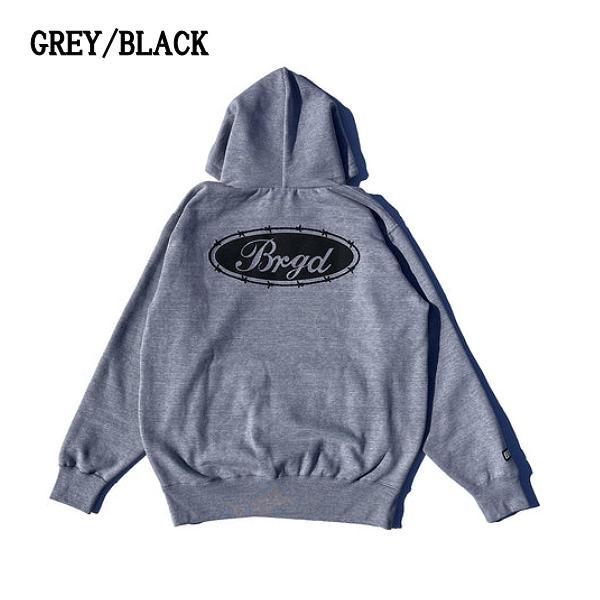 バスブリゲード BASS BRIGADE OVAL BRGD LOGO HOODIE メンズ パーカー