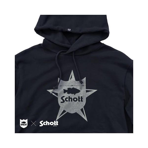 バスブリゲード BASS BRIGADE SCHOTT X HOODIE メンズ パーカー バスブリゲード BASS BRIGADE SCHOTT X HOODIE メンズ パーカー