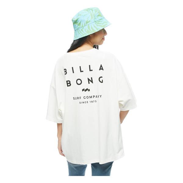 ビラボン BILLABONG レディース BIG CLEAN LOGO TEE ルーズＴシャツ 半袖 ジム ヨガ UVカット 日焼け防止 プール 海水浴 正規品｜54tide｜09