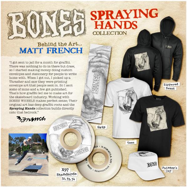 ボーンズベアリング BONES BEARINGS X-FORMULA SPRAYING HANDS 97A