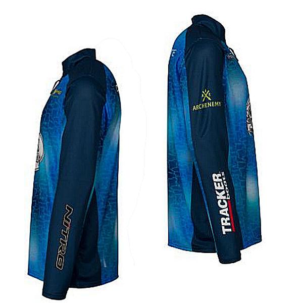 バスプロショップス Bass Pro Shops Quarter-Zip Water Print
