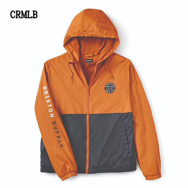 ブリクストン BRIXTON CLAXTON CREST LINED HOOD JKT メンズ ジャケット フード ナイロン スケートボード キャンプ アウトド ア M/L 正規品｜54tide｜05