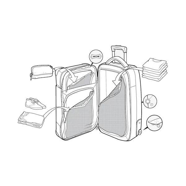 バートン Burton Wheelie Flight Deck 38L Travel Bag バートン Burton Wheelie Flight Deck 38L Travel Bag