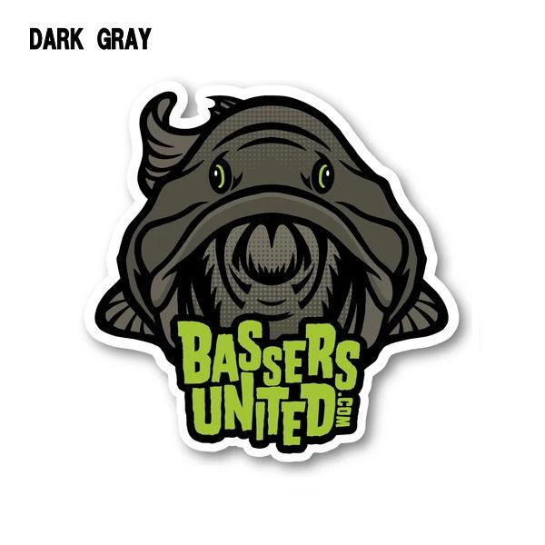 BASSERS UNITED バサーズユナイテッド Fish Logo Sticker BASSERS UNITED バサーズユナイテッド Fish Logo Sticker