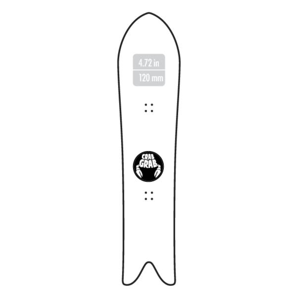 クラブグラブ CRABGRAB THE LOGO デッキパッド 滑り止め スノーボード