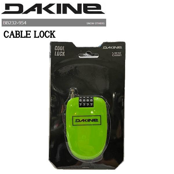 ダカイン DAKINE CABLE LOCK ケーブルロック ワイヤー 盗難防止 ツール 工具 スノーボード 小物 アクセサリー ONE