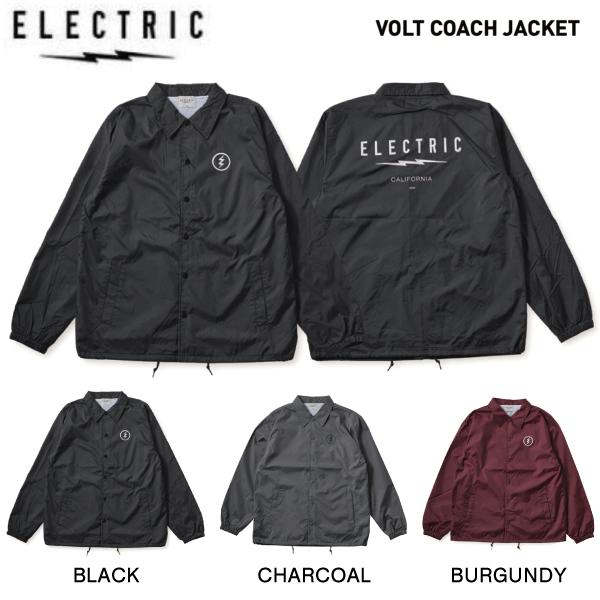 エレクトリック ELECTRIC VOLT COACH JACKET メンズ コーチジャケット アウター トップス スケートボード スケボー M/L/XL 正規品 | 