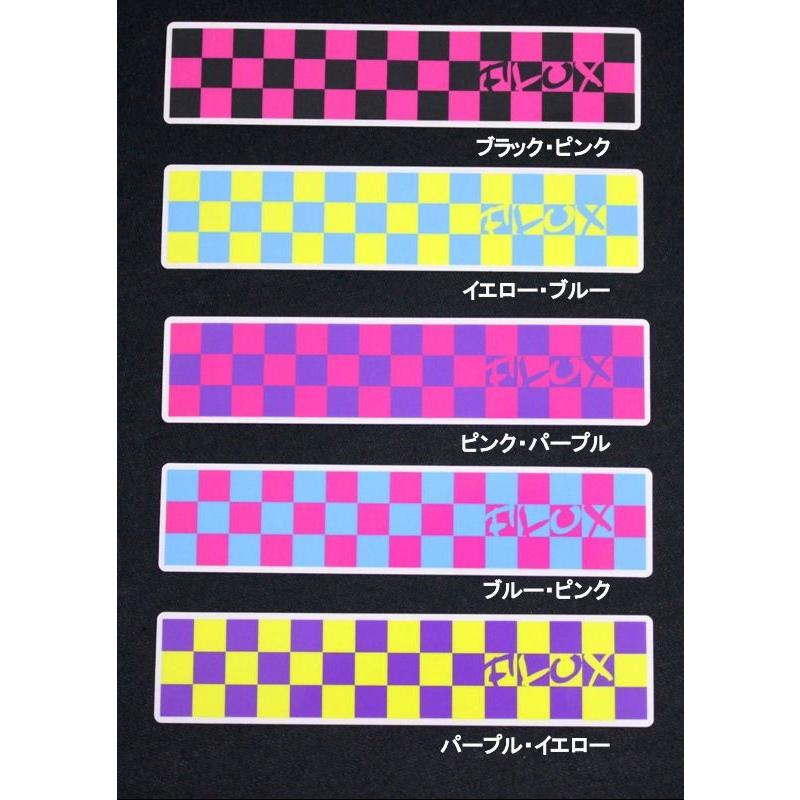 フラックス FLUX BINDING 11-12 チェックステッカー スマホ PC 愛車 