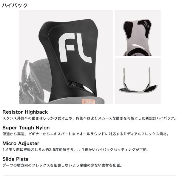 FLUX DS スノーボード ビンディング FLUX グラトリ パウダー ジブ FLUX BINDINGS 予約商品 25-26 ビンディング GS フラックス