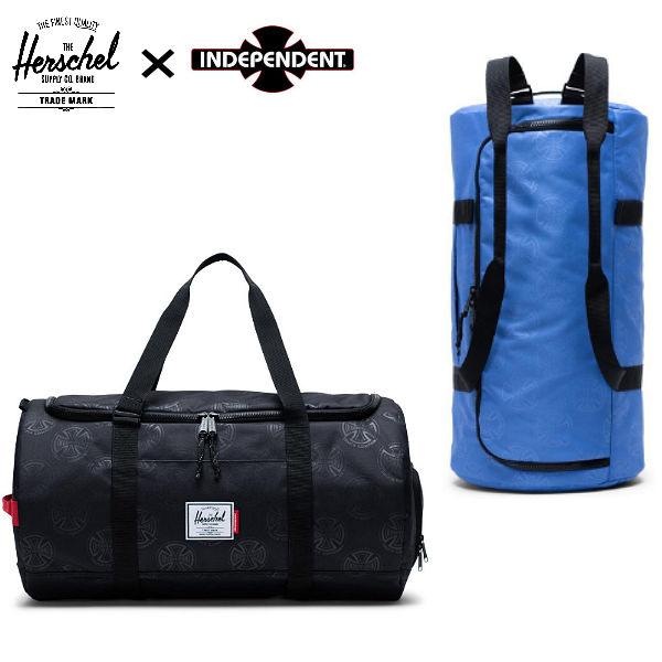 ハーシェル×インディペンデント HERSCHEL×INDEPENDENT コラボ ダッフルバッグ ドラムバッグ スケートボード ストリート