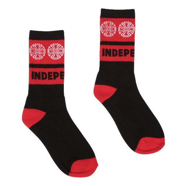 インディペンデント INDEPENDENT WOVEN CROSS SOCKS YOUTH ソックス ロングソックス ユース キッズ 靴下 スケートボード ストリート スケボー｜54tide｜04