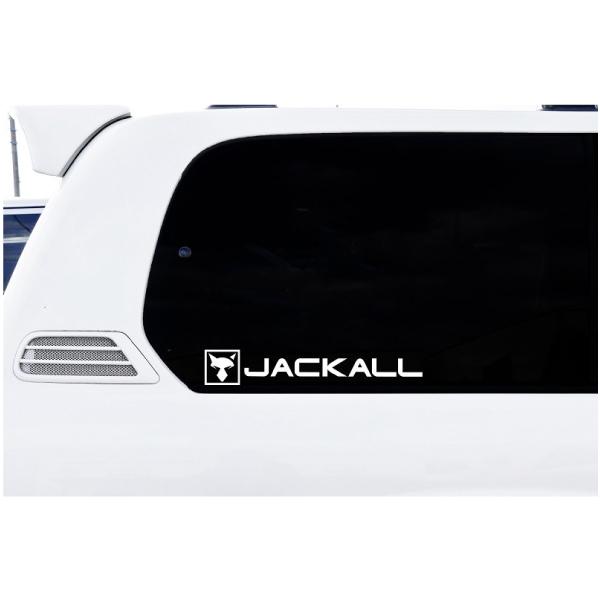 ジャッカル JACKALL CUTTING STICKER L 長方形 カッティングステッカー シール 魚釣り フィッシング アウトドア ...