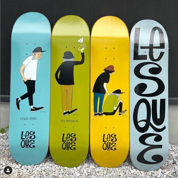 レスケ LESQUE Yusuke Hanai × Logo 花井祐介 コラボデッキ レスケ LESQUE Yusuke Hanai × Logo 花井祐介 コラボデッキ